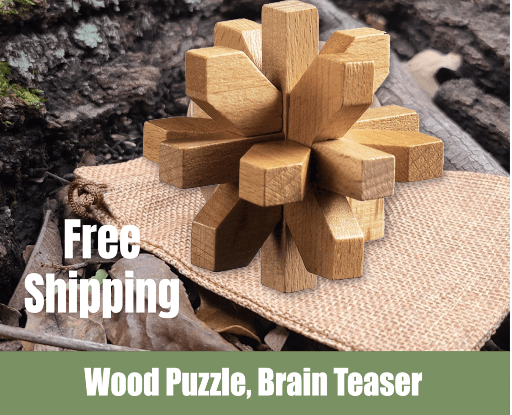 Snowflake Wood Puzzle